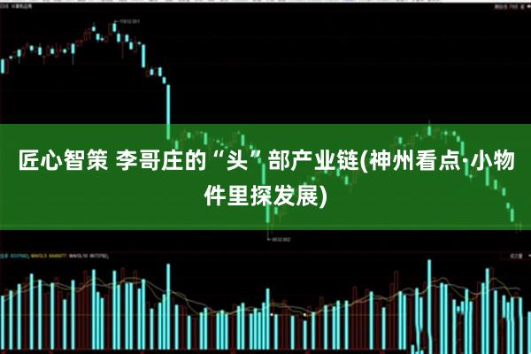 匠心智策 李哥庄的“头”部产业链(神州看点·小物件里探发展)