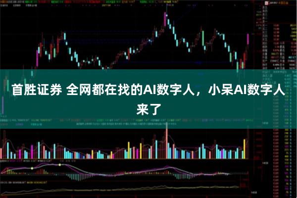 首胜证券 全网都在找的AI数字人，小呆AI数字人来了